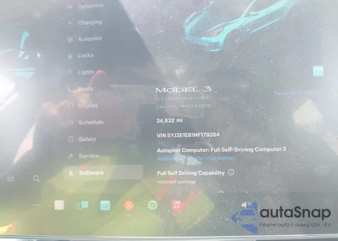 2022 Tesla Model 3 Long Range Dual Motor All-Wheel Drive z USA, uszkodzony, nr VIN 5YJ3E1EB1NF179284